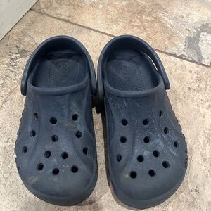 Navy crocs